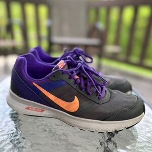 Nike Air Relentless Running Shoes Athletic Purple Orange‎ Gray Women's 7.5